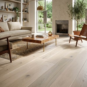 PARQUET PREFINITI - Rovere 1 Strip - Snowflakes - Spazzolato-2